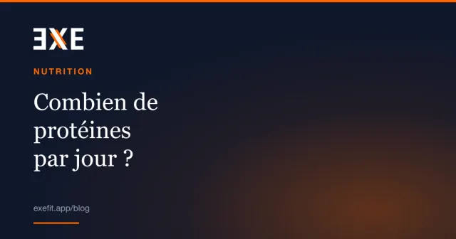 Couverture EXE, rubrique Nutrition : « Combien de protéines par jour ? »